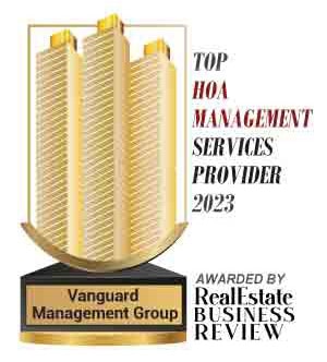 Vanguard Management Group Top 10 HOA Management Services provider trophy