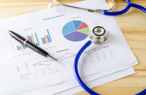 financial report with stethoscope | hoa budget